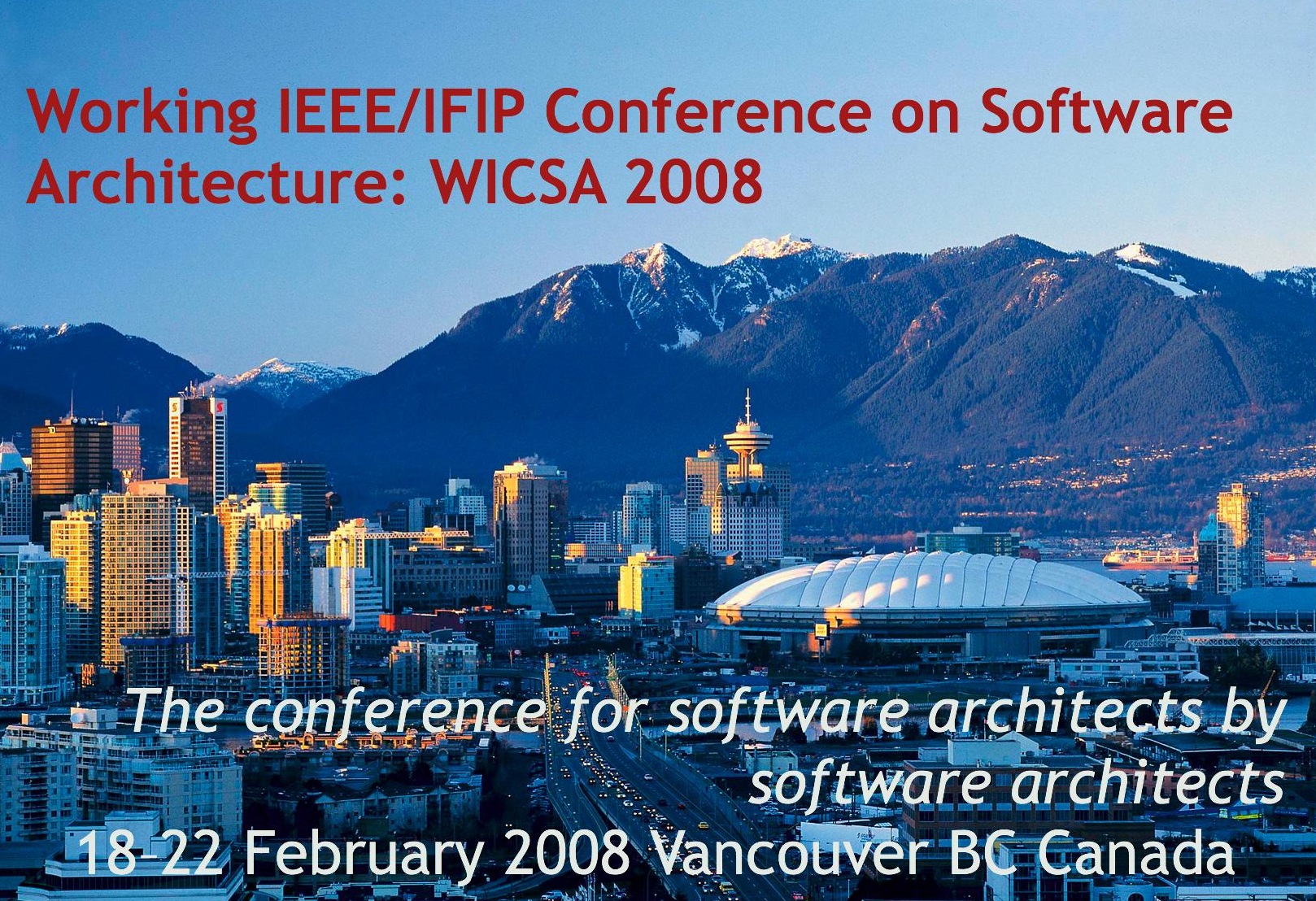 WICSA 2008 18-22 February 2008, Vancouver, BC